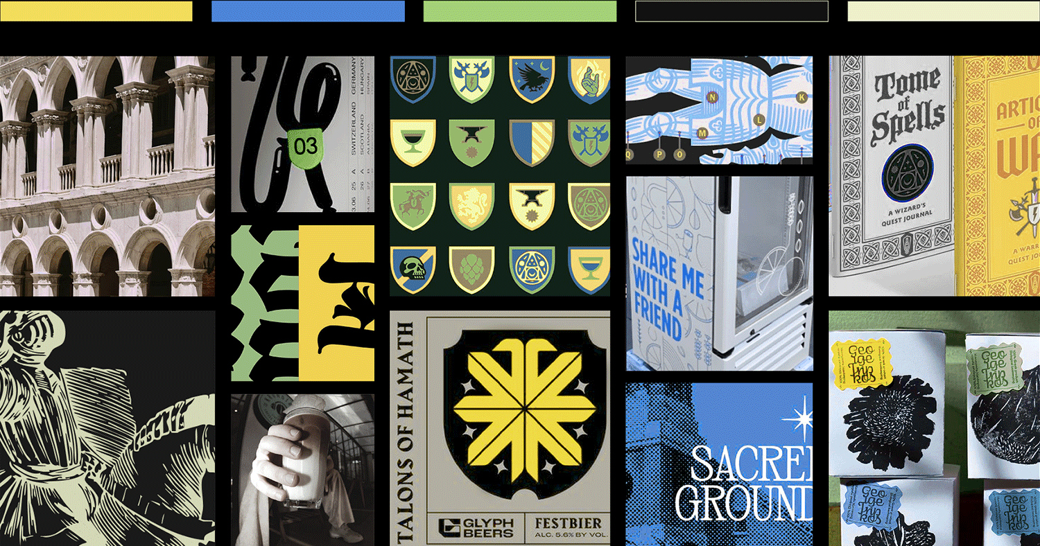 Vanguard graphic overall visual moodboard